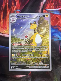 Pokemon TCG Ampharos 090/086 Me04: Chaos Rising Holo - Image 1