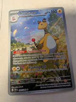 Pokemon TCG Ampharos 090/086 Me04: Chaos Rising Holo - Image 1