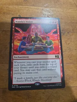 Wanda's Vision Commander: Marvel Super Heroes Non Foil Never Played - Image 1