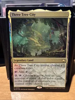 Three Tree City Foil NM Bloomburrow MTG - Image 1