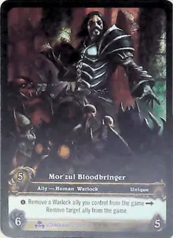 World of Warcraft TCG Mor'zul Bloodbringer (Extended Art) - Scourgewar 213/270 - Image 1