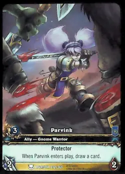 World of Warcraft TCG Parvink (Extended Art) - Heroes of Azeroth 212/361 - Image 1