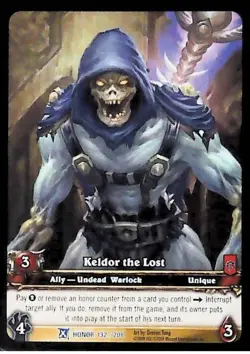 World of Warcraft TCG Keldor The Lost (Extended Art) - Fields of Honor 132/208 - Image 1