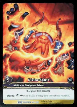 World of Warcraft TCG Divine Spirit (Extended Art) - The Hunt for Illidan 66/252 - Image 1