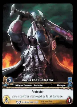 World of Warcraft TCG Zorus the Judicator (Extended Art) - The Hunt for Illidan - Image 1