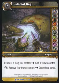 World of Warcraft TCG Glacial Bag - Icecrown 182/220 - Image 1