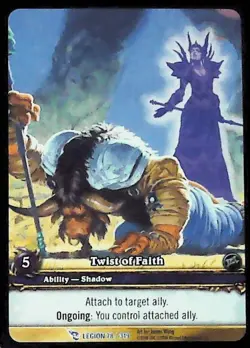 World of Warcraft TCG Twist Of Faith (Extended Art) - March of the Legion 78/319 - Image 1