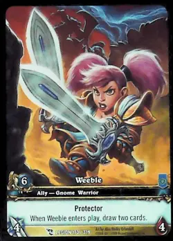 World of Warcraft TCG Weeble (Extended Art) - March of the Legion 170/319 - Image 1
