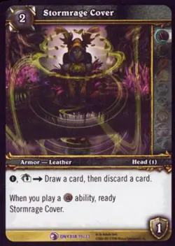 World of Warcraft TCG Stormrage Cover (Foil) - Onyxia's Lair Treasure 19/33 - Image 1