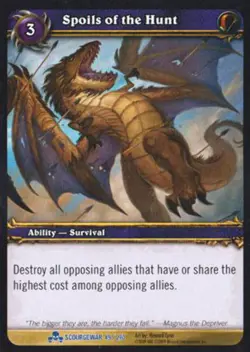 World of Warcraft TCG Spoils of the Hunt - Scourgewar 49/270 - Image 1