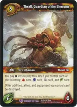 World of Warcraft TCG Thrall, Guardian of the Elements - Twilight of the Dragons - Image 1