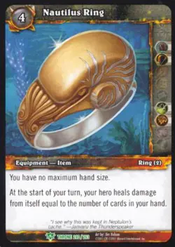 World of Warcraft TCG Nautilus Ring - Throne of the Tides 240/263 - Image 1