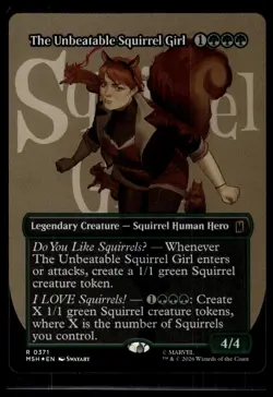 Marvel Super Heroes The Unbeatable Squirrel Girl (Borderless) #371 - Image 1