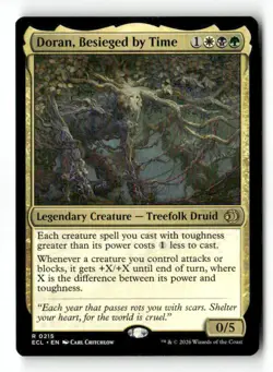 Doran, Besieged by Time 215 Rare MTG ECL NM - Image 2