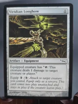 Viridian Longbow Mirrodin MTG Regular Lightly Played - Image 1