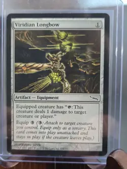 Viridian Longbow Mirrodin MTG Regular Lightly Played - Image 3
