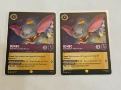 Disney Lorcana Fabled Dumbo Ninth Wonder of the Universe 45/204 Legendary NM - Image 1