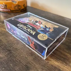 The First Chapter Booster Box Disney Lorcana TCG Brand New MINT w/ Acrylic Case - Image 3