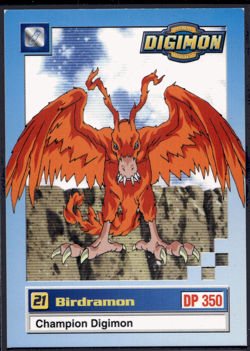 1999 Digimon TCG | Birdramon | Card #21 | DP 350 | LP - Image 1
