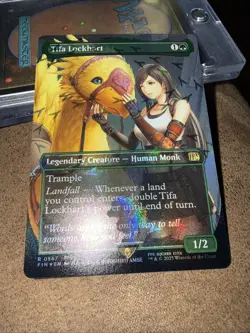 Mtg Tifa Lockhart NM(Borderless) (Chocobo Track Foil) Final Fantasy Rare 0567 - Image 4