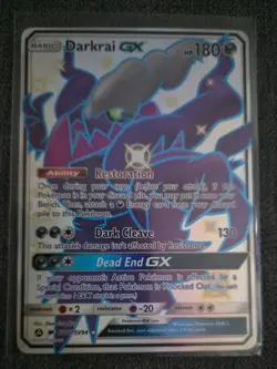 Pokemon Darkrai GX Holo SV70 SV94 Hidden Fates Shiny Vault Mint TCG Card - Image 1