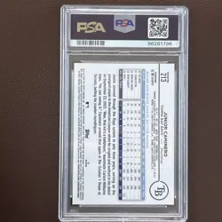 🦌Junior Caminero "Topps Chrome REFRACTOR -RC" PSA 10 GEM MINT - Image 2