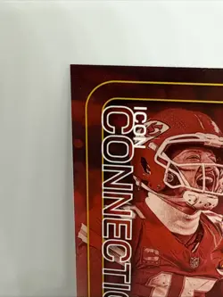 2025 Panini Icon Patrick Mahomes II Gold /10 Icon Collections - Image 4