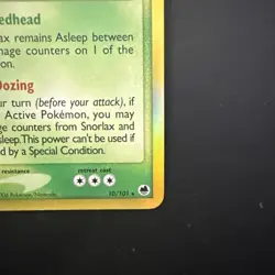 Pokemon Snorlax Delta Species 10/101 Dragon Frontiers Holo Rare 80 HP Eng - Image 4