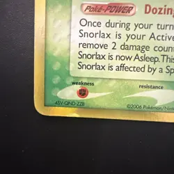 Pokemon Snorlax Delta Species 10/101 Dragon Frontiers Holo Rare 80 HP Eng - Image 5