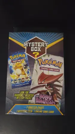 Pokemon 2021 Mystery Box 2 Booster Packs Blue Mj Holdings Walgreens - Image 1