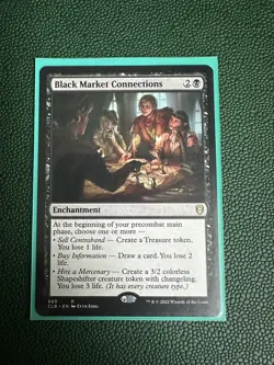 Black Market Connections : Rare : Battle For Baldur's Gate MTG Card - Image 1