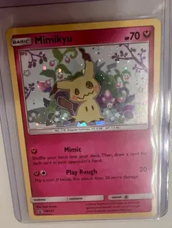 Mimikyu SM163 Sm Holo Promo Black Star Promo Card Sun & Moon Pokemon *Feet* - Image 1