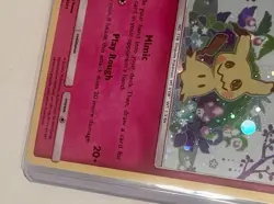 Mimikyu SM163 Sm Holo Promo Black Star Promo Card Sun & Moon Pokemon *Feet* - Image 2