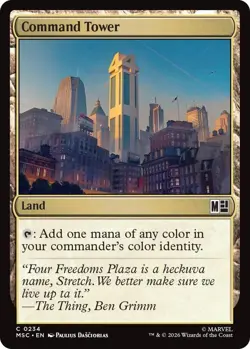 MTG Marvel Super Heroes Commander - Command Tower 0234 - Image 1