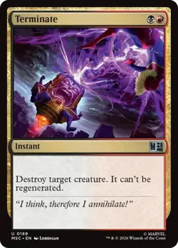 MTG Marvel Super Heroes Commander - Terminate - Image 1