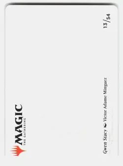 GWEN STACY ART CARD (13/54) - Magic: The Gathering - LP - Image 2
