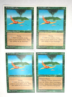 MTG Birds of Paradise 4th Edition Rare Green Creature Near Mint NM - Image 1