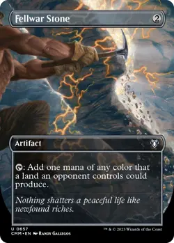 MTG [CMM-657 NM] Fellwar Stone (Borderless) - Image 1