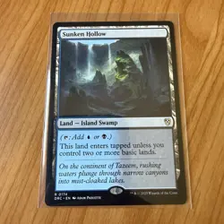 Sunken Hollow - N/M - Aetherdrift - Magic The Gathering MTG - Image 1
