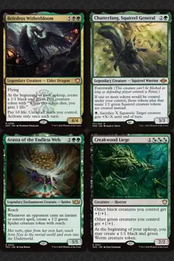 Witherbloom, the Balancer Commander Deck MTG Magic Golgari Affinity Tokens Alt - Image 2