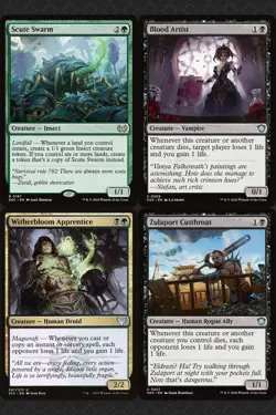 Witherbloom, the Balancer Commander Deck MTG Magic Golgari Affinity Tokens Alt - Image 4