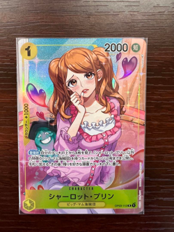 V3 ONE PIECE Card Game Mighty Enemies OP03 CHARLOTTE PUDDING Character - Image 1