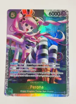 Bandai Perona OP14-033 SP Special Rare Holo Alt Art 6000 Power 5 Cost Eng - Image 1