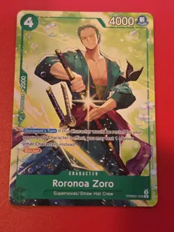 Roronoa Zoro Alt Art (Welcome Pack 2026 Vol.1) PRB02-006 One Piece Promo - Image 1