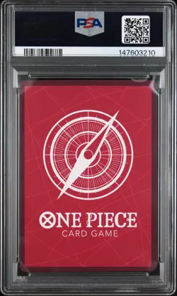 2023 ONE PIECE OP03-PILLARS OF STRENGTH ALTERNATE ART #076 ROB LUCCI PSA 10 - Image 2