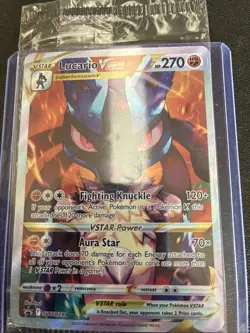 Lucario VSTAR - SWSH291 Crown Zenith ETB Promo Pokemon TCG (sealed) - Image 1