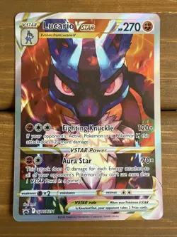 Lucario VSTAR SWSH291 Promo Card Crown Zenith Pokemon TCG - Image 1