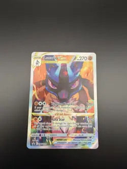 Pokemon TCG Crown Zenith Lucario VSTAR Swsh291 Sword & Shield Full Art Promo - Image 1