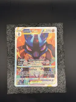 Pokemon TCG Crown Zenith Lucario VSTAR Swsh291 Sword & Shield Full Art Promo - Image 4