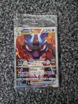 SEALED Lucario VSTAR SWSH291 Crown Zenith ETB Black Star Promo Pokemon TCG - Image 1